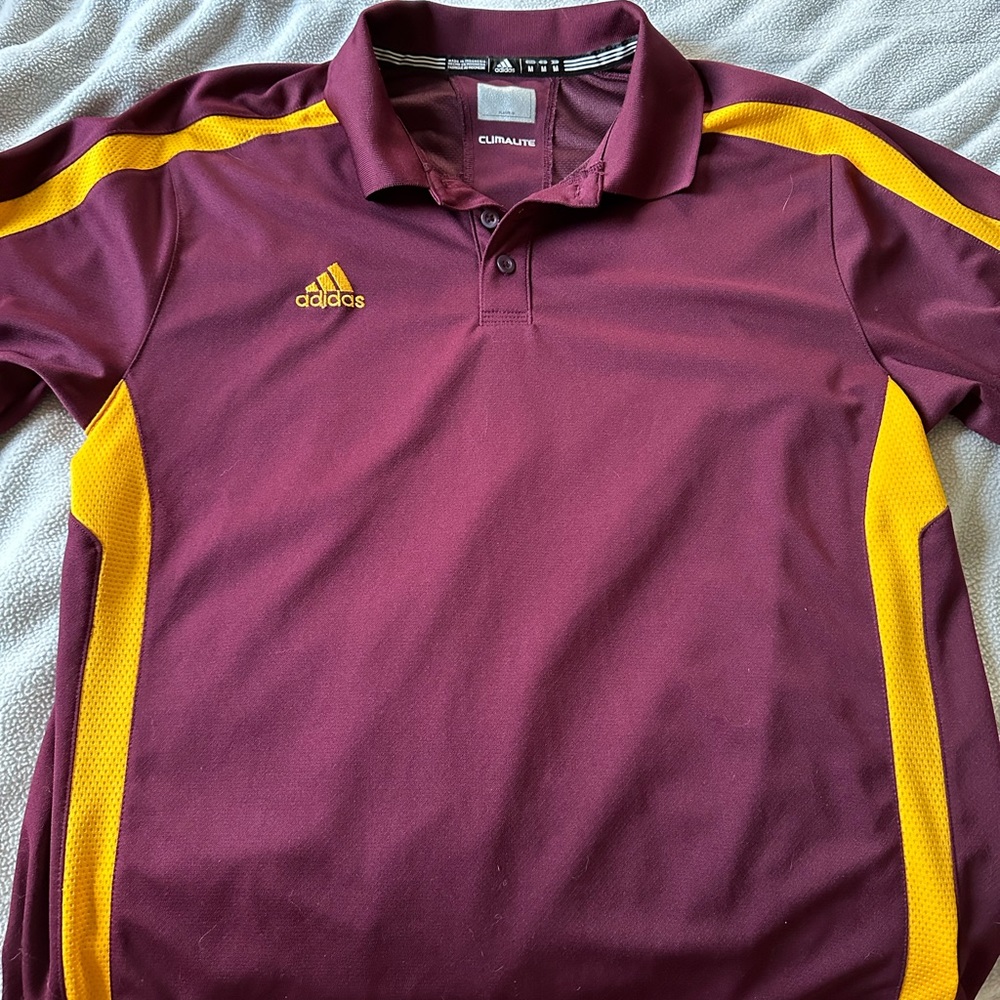 Garnet & gold adidas climalite shirt
